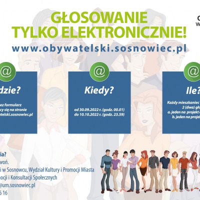 baner z krokami głosowania